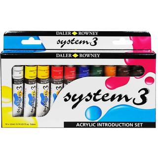 System 3 Anfängerset 10x22ml - Mehrfarbig