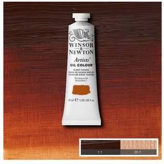 Winsor & Newton Artists' oliefarve 37 ml Burnt Sienna 074