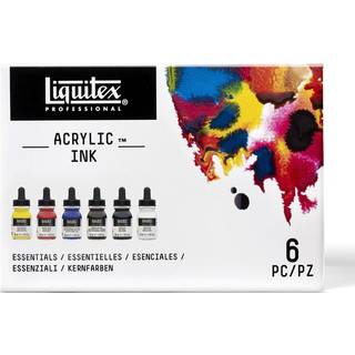 Ink flüssige Acrylfarbe Set Basics 6x30ml - Mehrfarbig