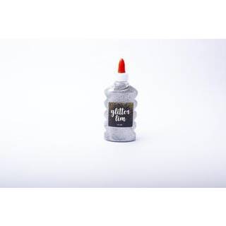 Glitter lim - 177ml sølv