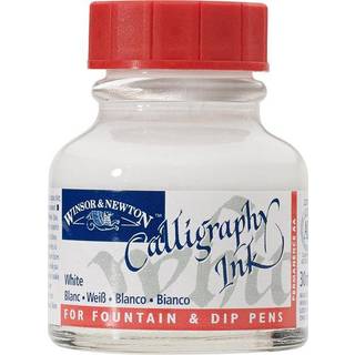 Winsor & Newton Calligraphy Ink, Opaque 30 ml White 702