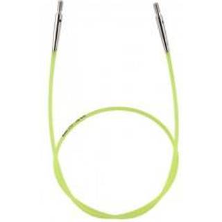 KnitPro Wire Flere farver (40-100 cm) 35 cm til at lave 60 cm Grøn Sættet indeholder et kabel, to stoppere og en strammenøgle.
