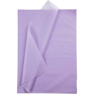 Silkepapir, ark 50x70 cm, 17 g, lys lilla, 25 ark/ 1 pk.