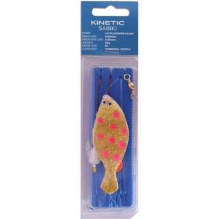 Kinetic Sabiki Plaice Jay Flounder Inline Fladfiskforfang #1 Glow pink dots 60g