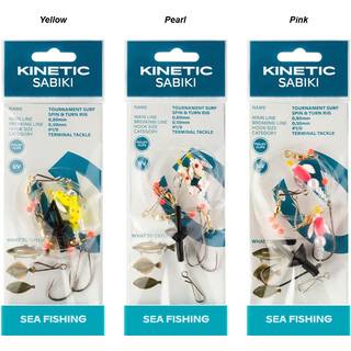 Kinetic Sabiki Tournament Surf Spin&Turn Fladfiskforfang #1/0 Pearl