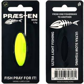 Præsten 3,5g Gennemløbsblink Black/Yellow