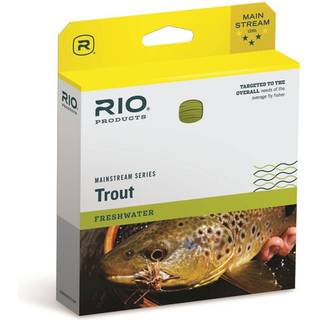 Rio Mainstream Trout WF Flydende Flueline - Lemon Green