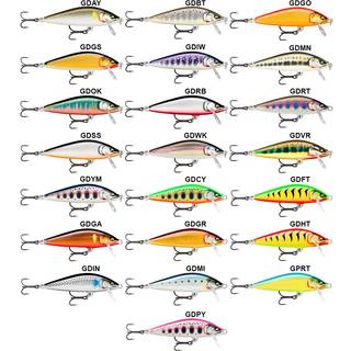 Rapala Countdown Elite - Gilded Fire Tiger