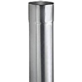 VM Zinc Nedløbsrør 0,8x76 mm. Lgd a 2 mtr. Valsblank. -Tages ikke retur-
