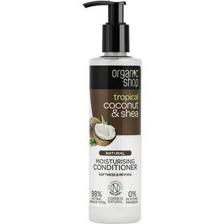 Organic Shop Natural Coconut & Shea Fugtgivende balsam til tørt og skadet hår 280 ml - 280 ml