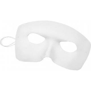 Kreativ plastmaske med velouroverflade, 12x17 cm