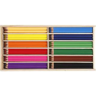 144 Assorterede Farveblyanter - 3 mm Kvalitet