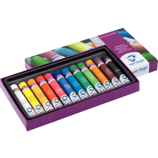 Öl-Pastelle Set 12 Farben - Mehrfarbig