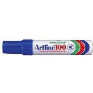 Marker 100 1-blister blå, Artline EK-100-C1 blue, 6stk