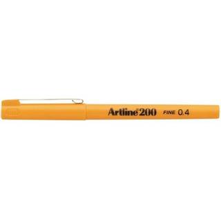 Artline Fineliner 200 Fine 0.4 gul