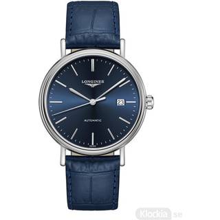 Longines L4.922.4.92.2 Presence Blå/Læder Ø40 mm