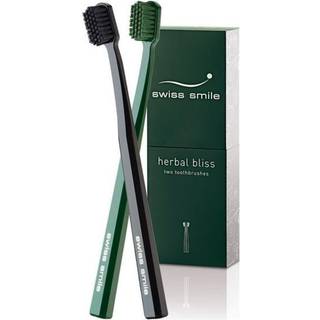 Swiss Smile Pleje Tandpleje UrtestilSoft Toothbrush Set 1 Toothbrush Green + 1 Toothbrush Black 2 Stk. (106,00 kr / 1 stk.) - 2 Stk.