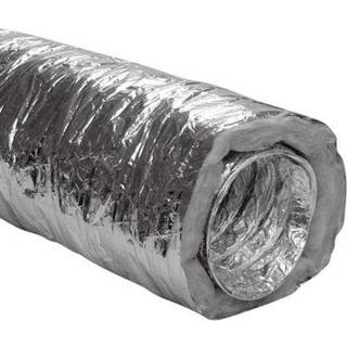lyddæmpende flexslange Ø160mm med 50 mm isolering L: 10 mtr. med dampspærre