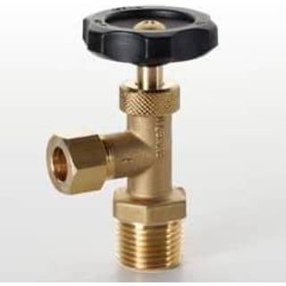 Nåleventil vinkelløbende 10 mm X 1/2 klemring