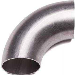 Bøjning 90° DIN 316L SATIN Ø18X1,5