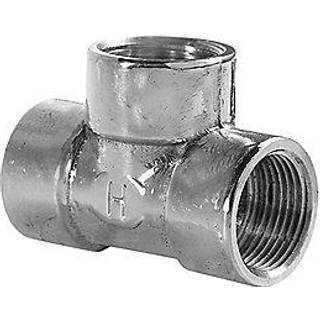 Tee 3/4". Forkromet messing