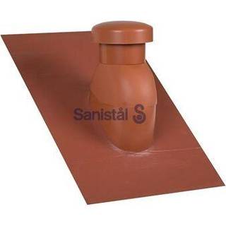 Easy Flex Roofing Sabetoflex ventilationshætte 5-45° ø125 rød pib