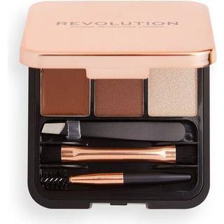 Makeup Revolution Brow Sculpt Kit Medium Brown