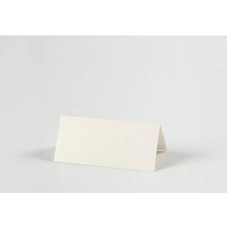 Råhvide Bordkort 9x4 cm - 20 stk. i Pakke