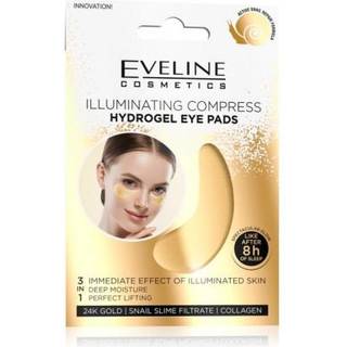 Eveline Cosmetics Gold Illuminating Compress Hydro gel øjenmaske med snegleekstrakt 2 stk. - 2 stk.