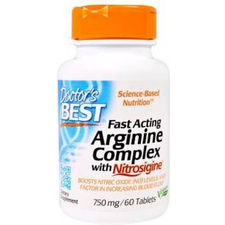 Hurtigt virkende Arginine Complex med Nitrosigine, 750mg - 60 tabs