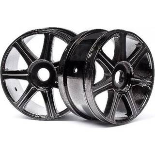 HPI Hb Edge Wheel (Black Chrome/2Pcs)
