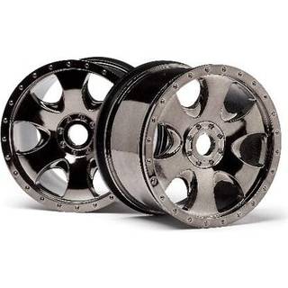 HPI - HP105801 - Warlock Wheel Black Chrome (83X56Mm/2Pcs)