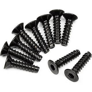 Tp. Flat Head Screw M3X12Mm (Hex Socket/10Pcs)