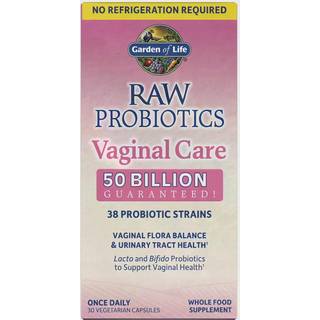 Rå Probiotika Vaginalpleje (holdbar) - 30 kapsler