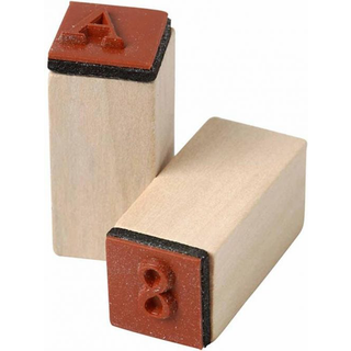 Stempelsæt 13x13 mm med 42 forskellige stempler
