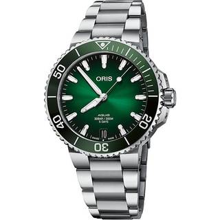 ORIS Aquis Date Cal. 400 41,5mm 01-400-7769-4157-07-8-22-09PEB - Herre - 42 mm - Analog - Automatisk - Safirglas