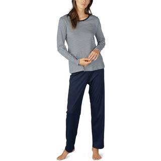 Paula - Pyjamas - Stribet - Mørkeblå