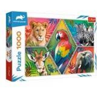 Trefl Puzzle - ANIMAL PLANET - Exotic Animals (1000 pieces) Floor