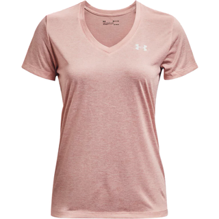 T-shirt Under Armour Tech SSV - Twist-PNK 1258568-685 Størrelse XS