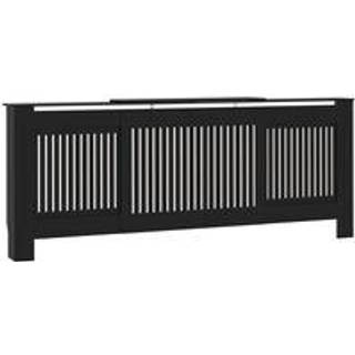 Radiatorskjuler I Mdf 112 Cm - 1 / Sort / 205 x 20.5 x 81.5 cm