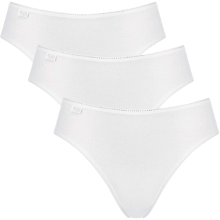 Sloggi 3-pak 24 7 Microfibre Tai Briefs - White - 46