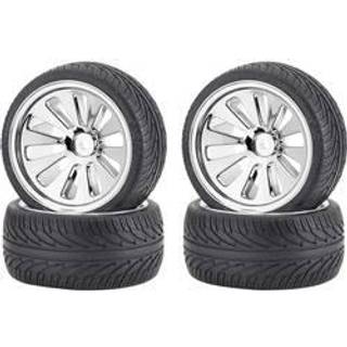 On-road tyre set chrome (4) CV-10B