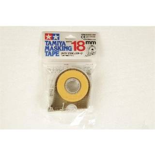 Afdækningstape med rulle 18 m x 18 mm Tamiya