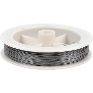 Smykkewire 0,38 mm - Sølv, 100 m Rulle