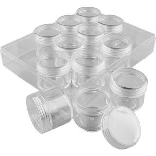 Acryldåser 20 ml - 12 stk. til opbevaring