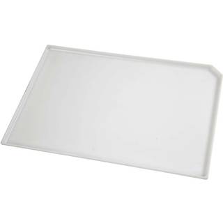 Praktisk Malerbakke i Hvid Plast - 25x34 cm