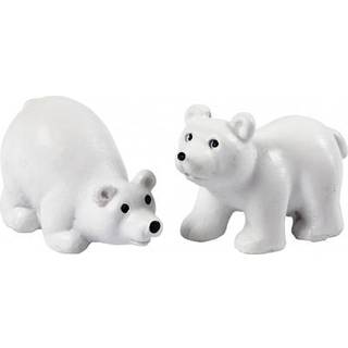 Hvide Minifigurer i Resin - 2 stk. Dekoration