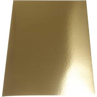 Metalkarton A2 Guld 280 g - 10 ark til kreative projekter
