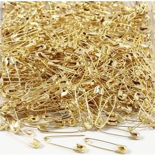 Guld Sikkerhedsnåle 22 mm - 500 stk. i Pakke