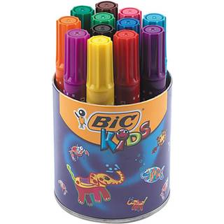 BIC Decoralo Jumbotusch 4 mm - 12 Ass. Farver